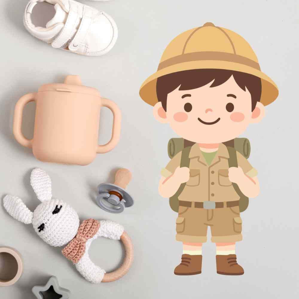 invitaciones baby shower safari para editar