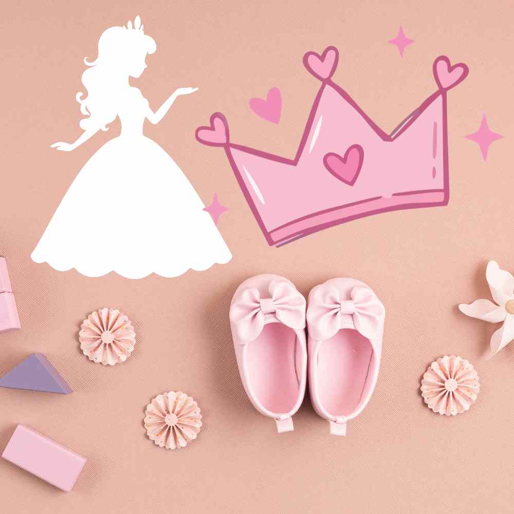 invitaciones de baby shower de princesa para editar