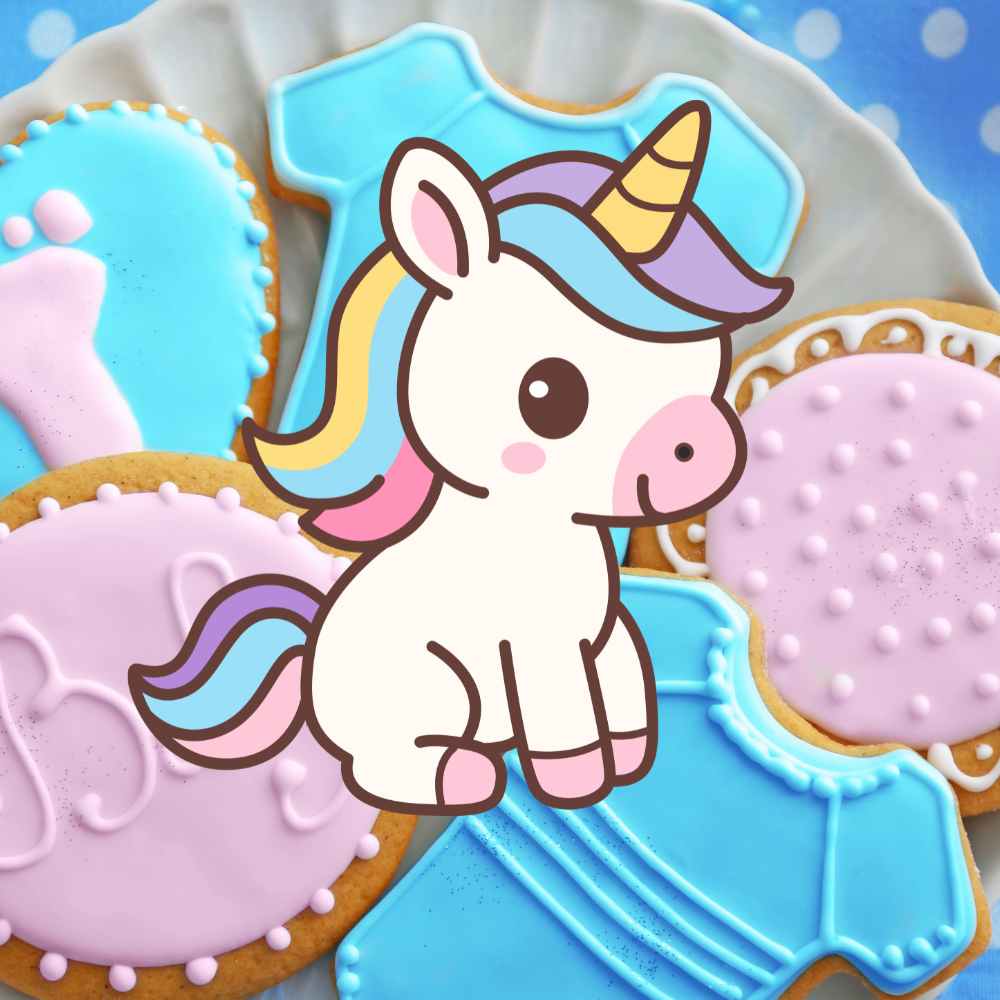 invitaciones de baby shower de unicornio para editar