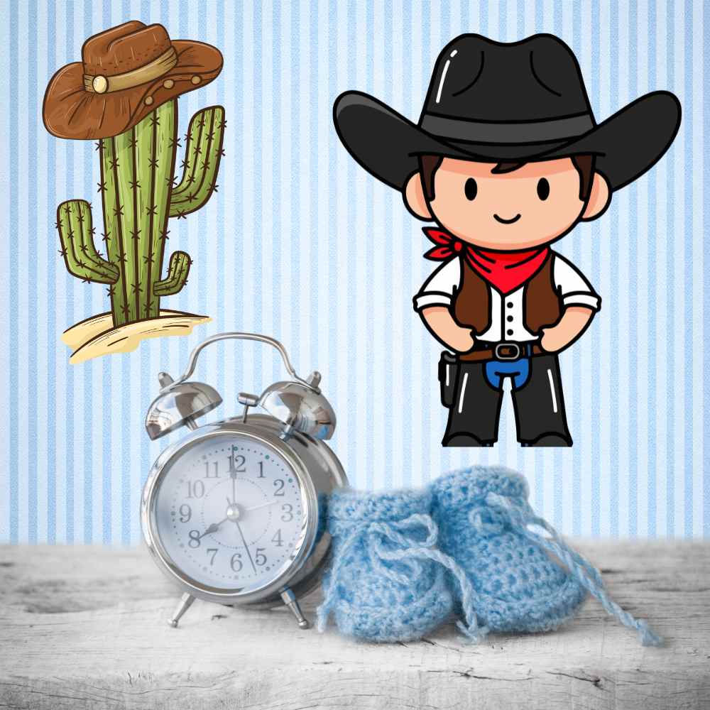 invitaciones de baby shower vaquero para editar