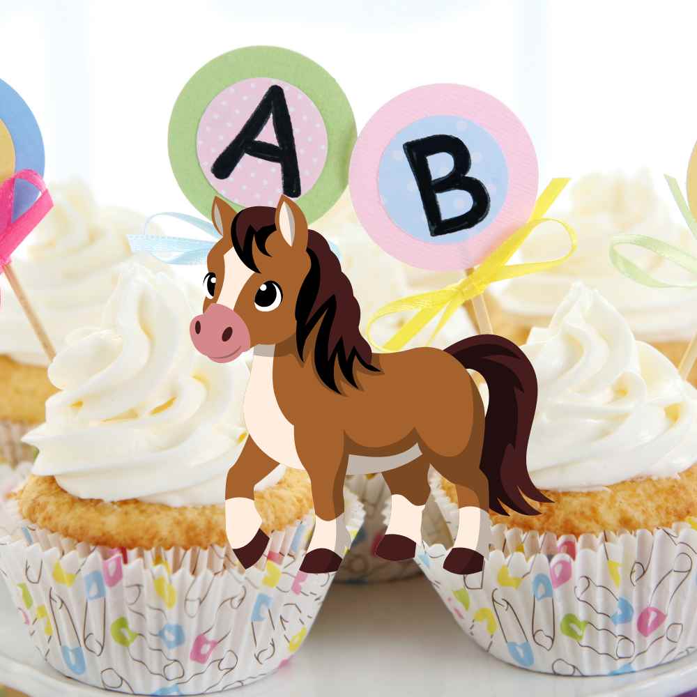 invitaciones de caballitos para baby shower