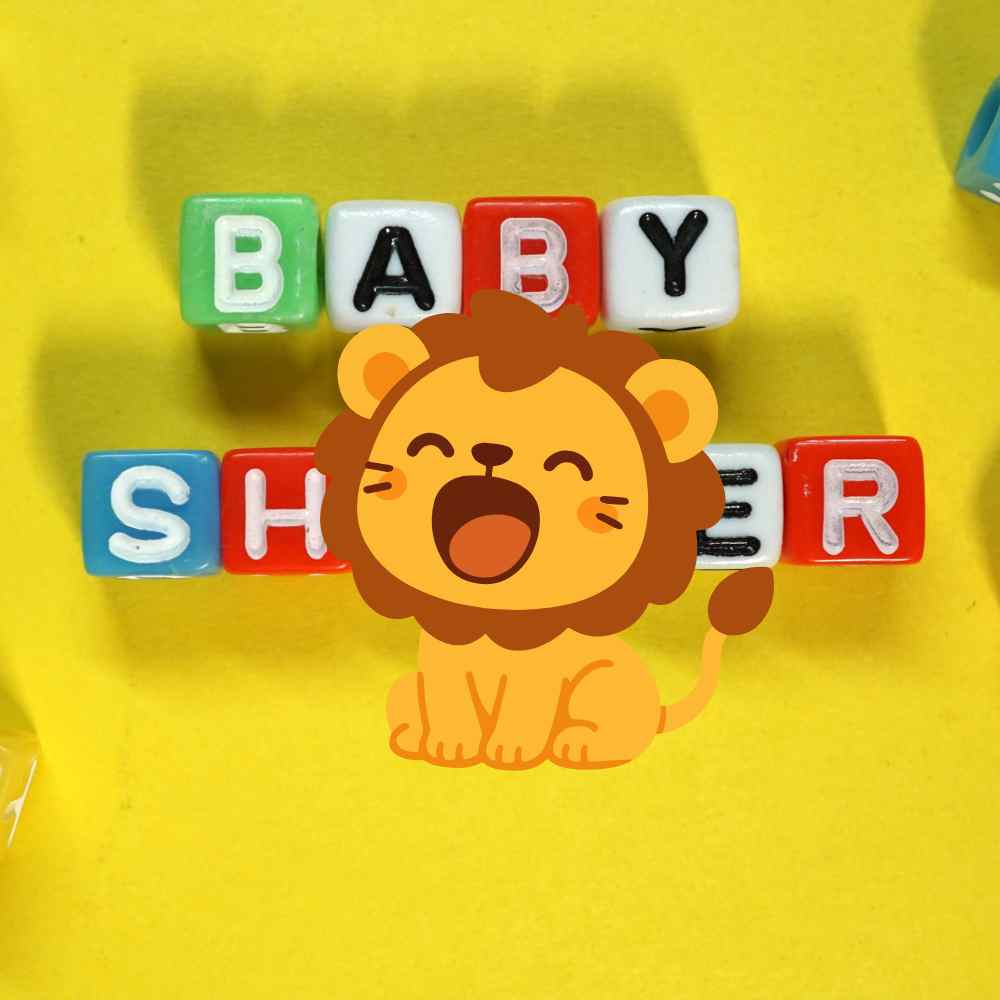 invitaciones de leon para baby shower