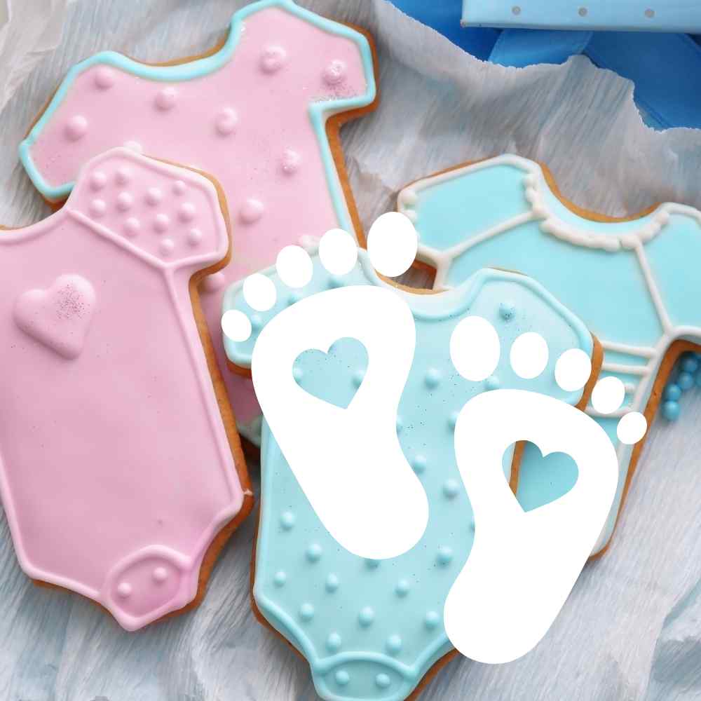 invitaciones de piecitos para baby shower