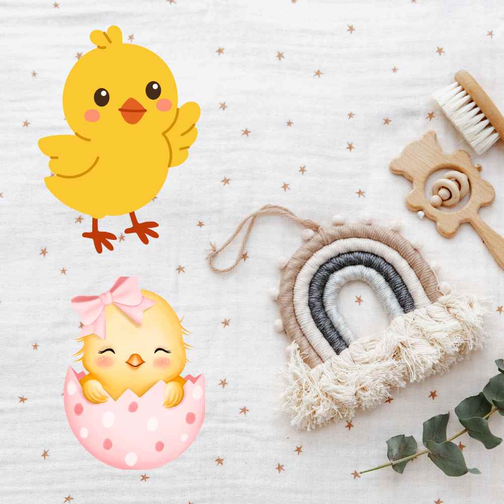 invitaciones de pollito para baby shower