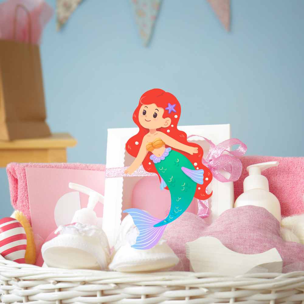 invitaciones de sirena para baby shower