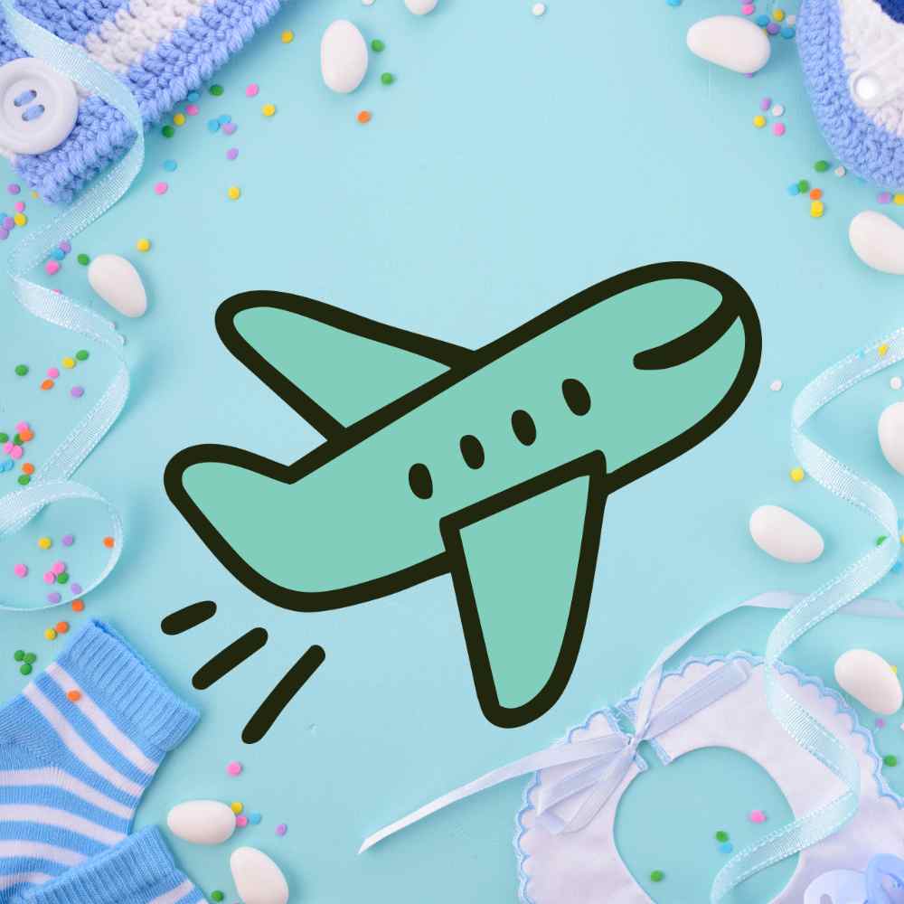 invitaciones para baby shower de aviones